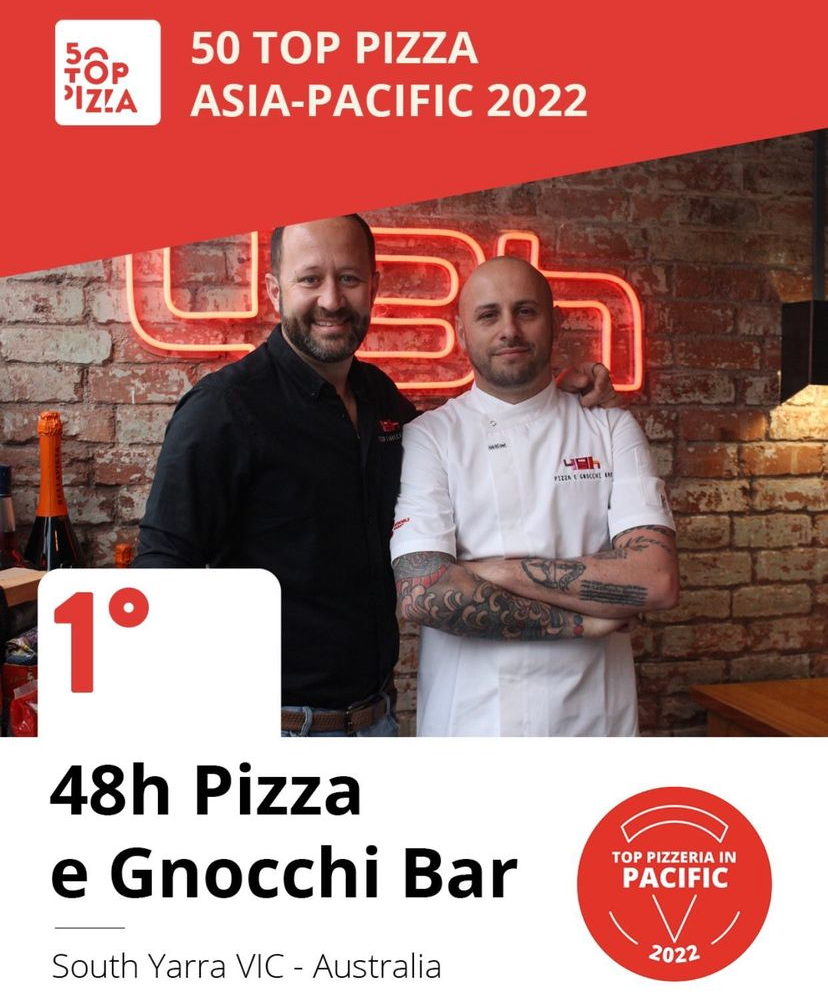 48h Pizza e Gnocchi Bar as Top Pizzeria in Pacific 2022