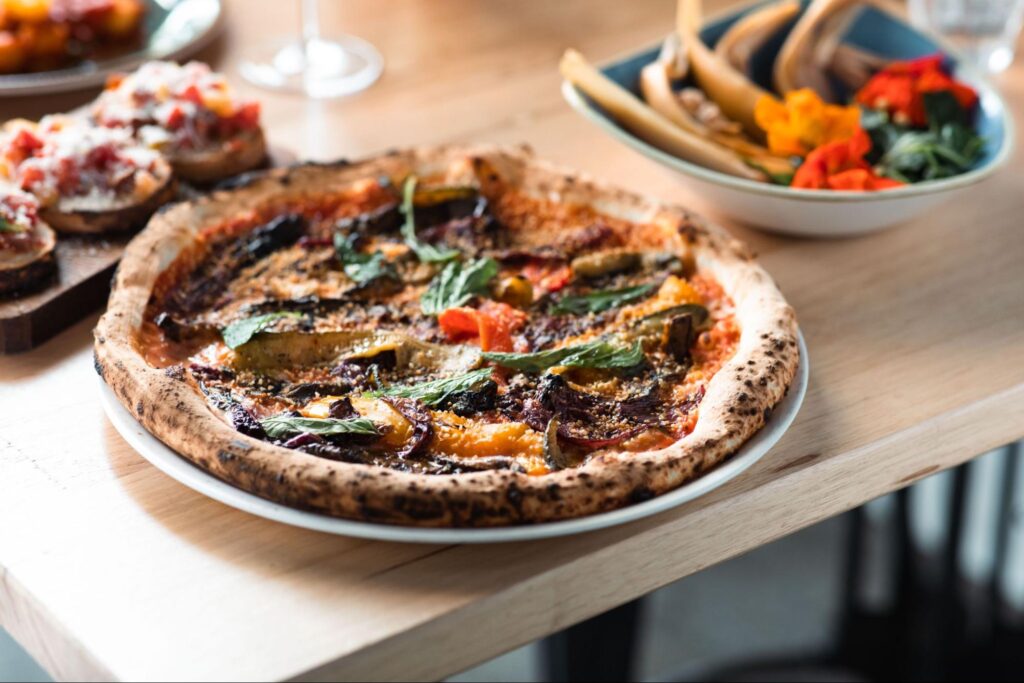 Delicious Italian pizza