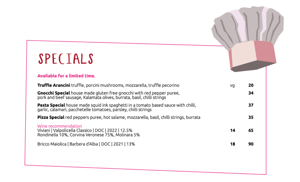 February Specials