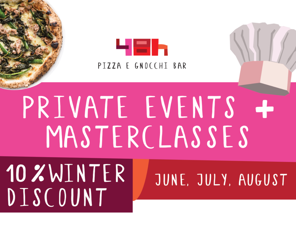 PRIVATE EVENTS+ MASTERCLASSES 10% WINTER DISCOUNT