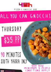 Gnocchi promotion at 48H