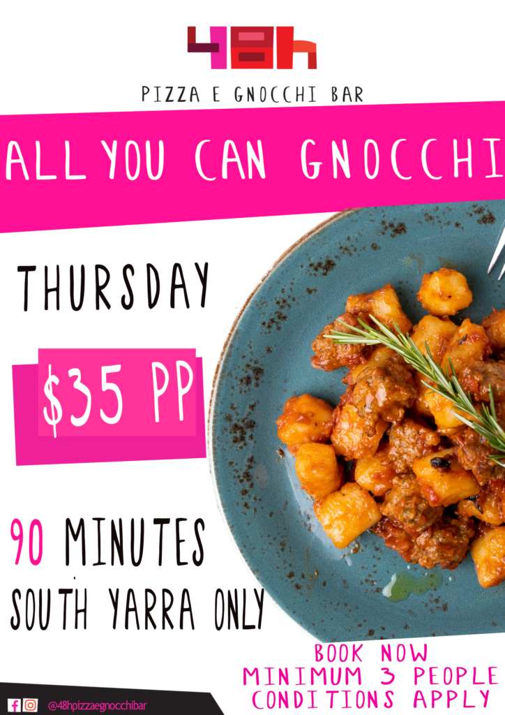 Gnocchi promotion at 48H